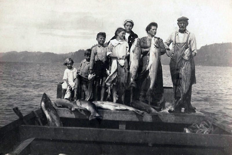 Historic photo of the regional bounty