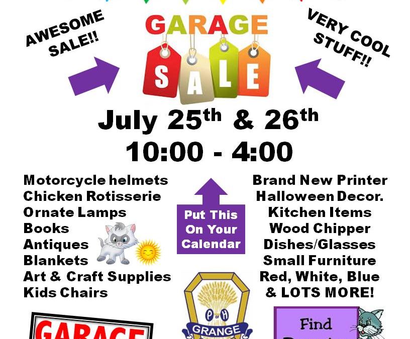 Skamokawa Grange #425 Fundraising Garage Sale
