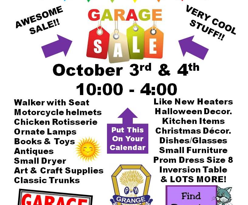 Skamokawa Grange #425 Fundraising Garage Sale